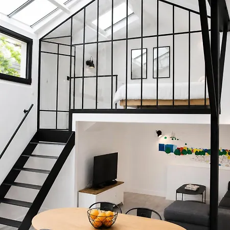 דירה Atelier D'artiste Marais Paris, 3 Chambres, Cour Privee Calme